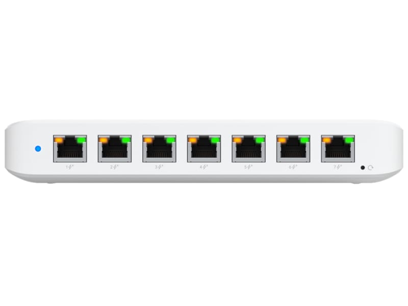 Ubiquiti UniFi Switch Ultra 8 Port Gigabit 1PoE Input 7 PoE Out 52W
