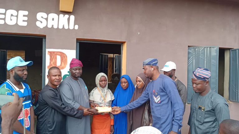 HON.SALADEEN KABEER DELIVERS ON SCHOLARSHIP PLEDGE, STRENGTHENS EDUCATION SUPPORT IN SAKI WEST