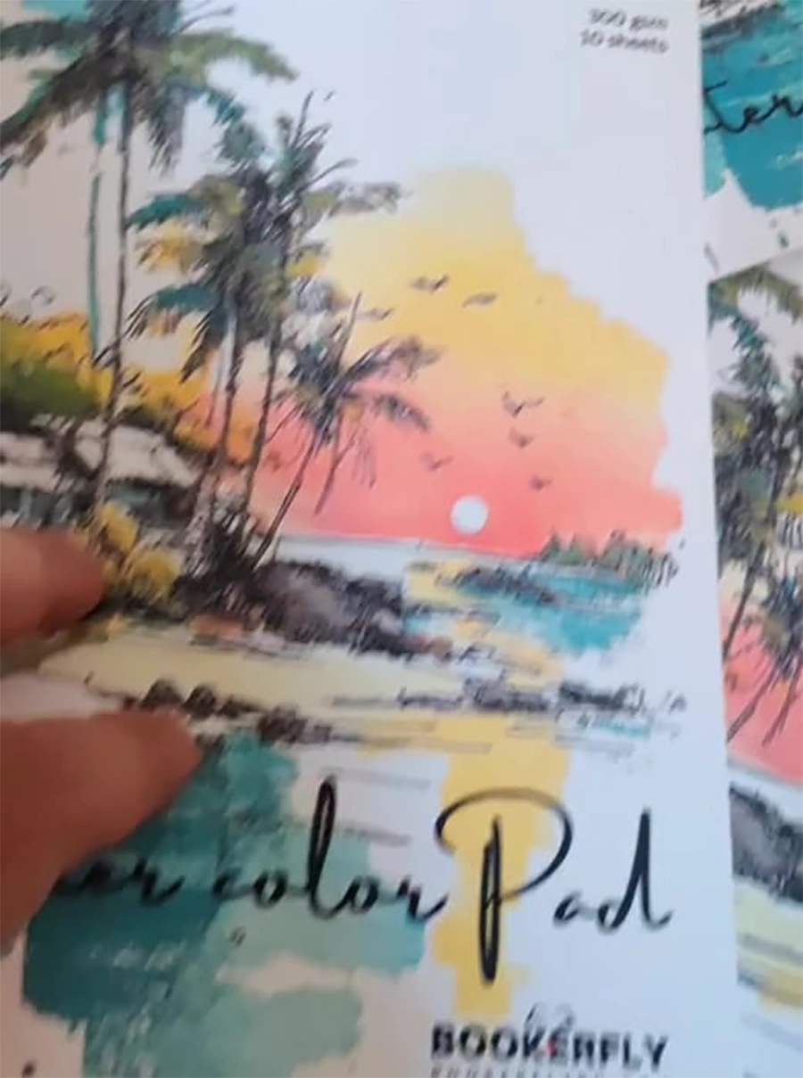 Watercolor pad Video