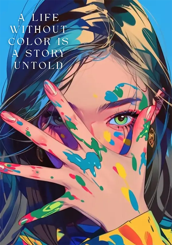 Life without color is a story untold