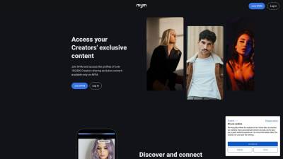 MYM.fans - OnlyFans platform screenshot and preview