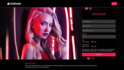FuckFinder - Dating platform screenshot and preview
