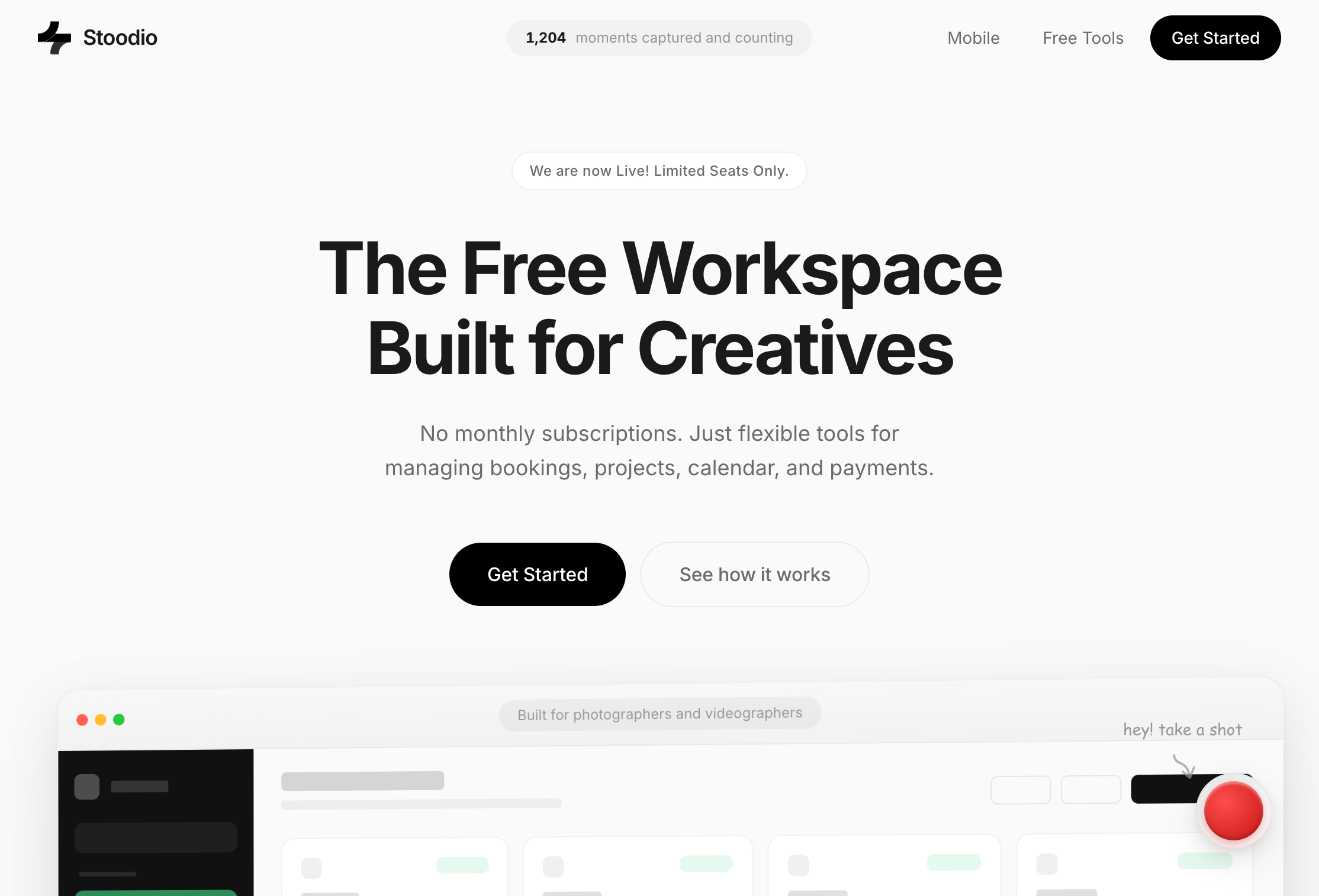 Stoodio PH Web Design Mockup