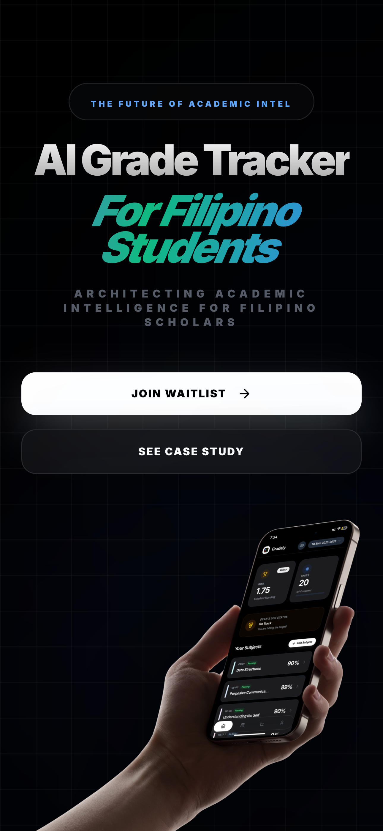 Graidly Mobile View