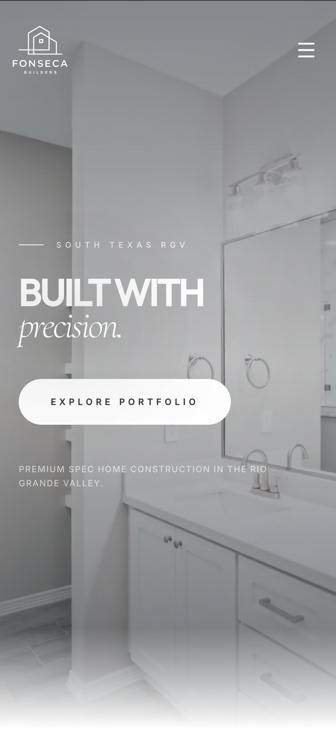Fonseca Builders Mobile View