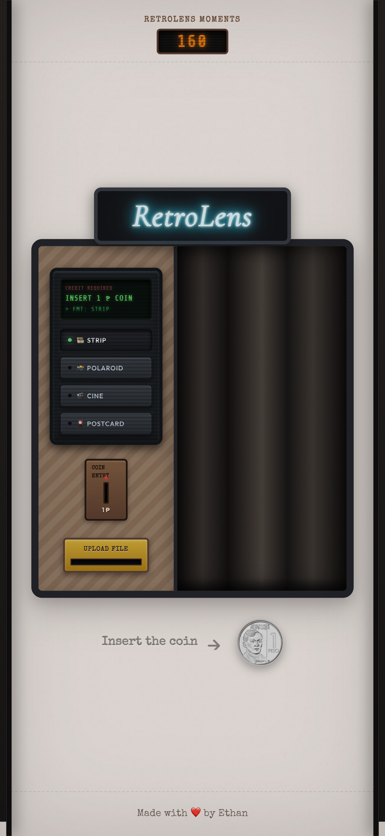 Vintage Booth Mobile View