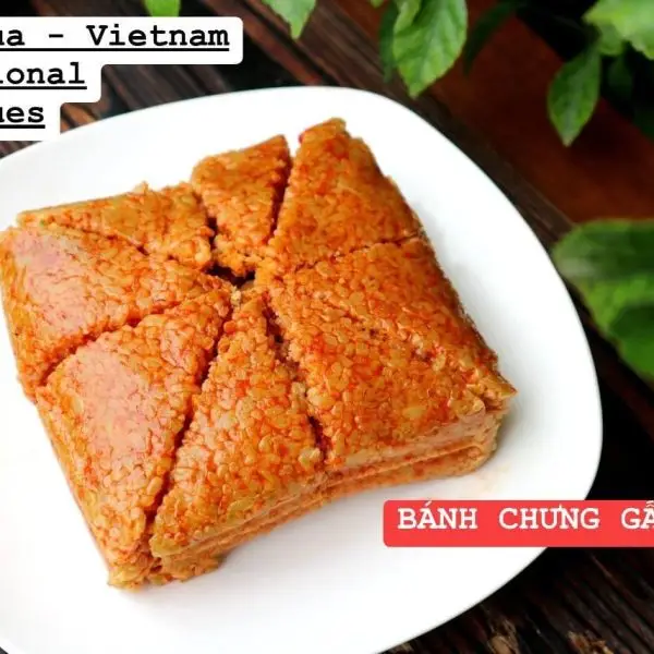 Bánh Chưng Gấc Món ăn truyền thống đậm đà hương vị Việt