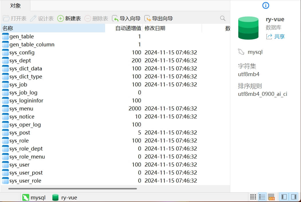 ruoyi_mysql_查看数据表.jpg