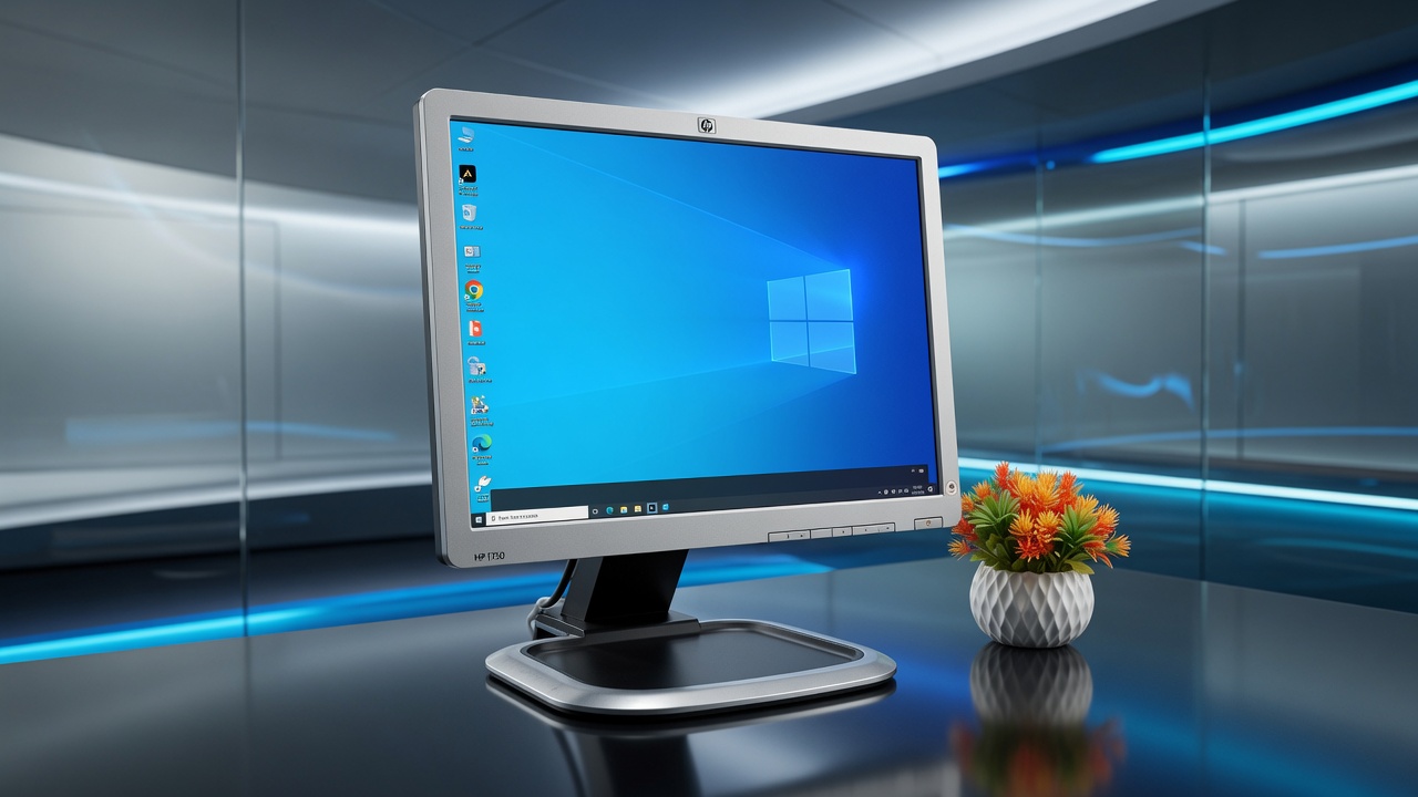 HP Compaq LE1711 Hybrid LCD Monitor