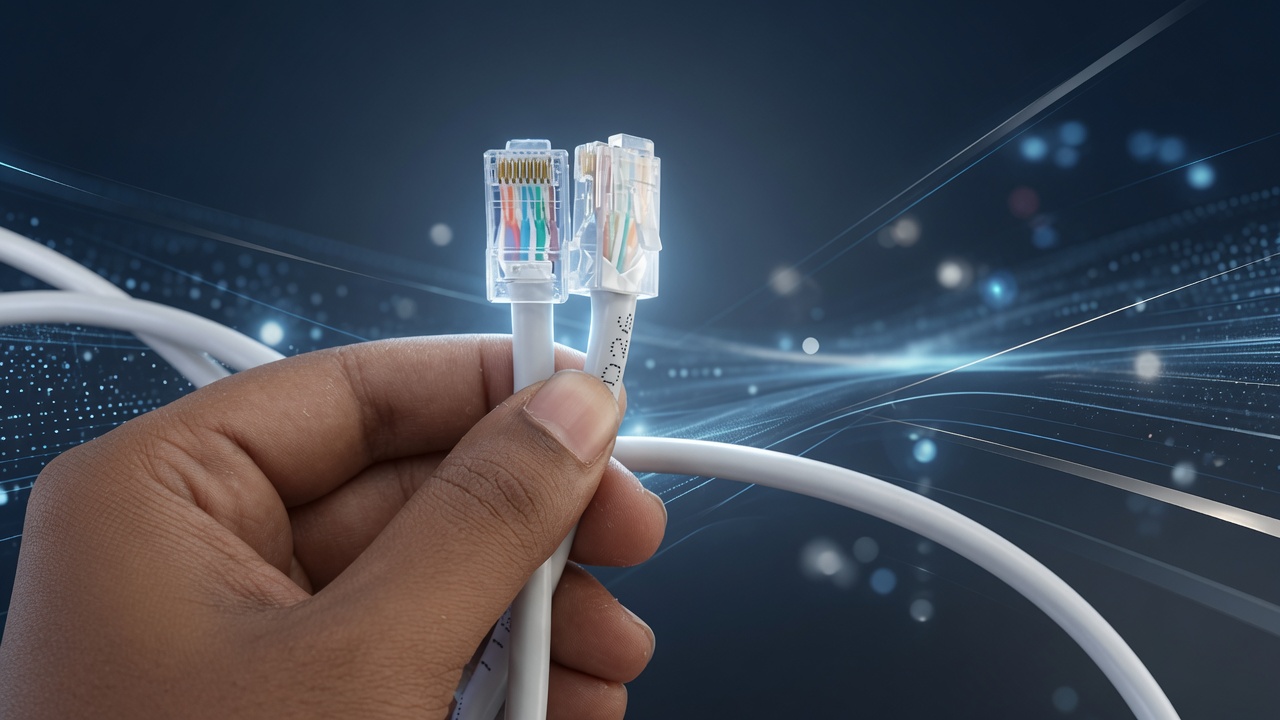 Premium WiFi RJ45 Short LAN Patch Cord