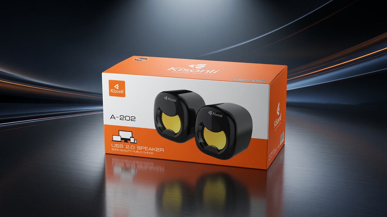 Kisonli A-202 Portable USB Multimedia Speaker