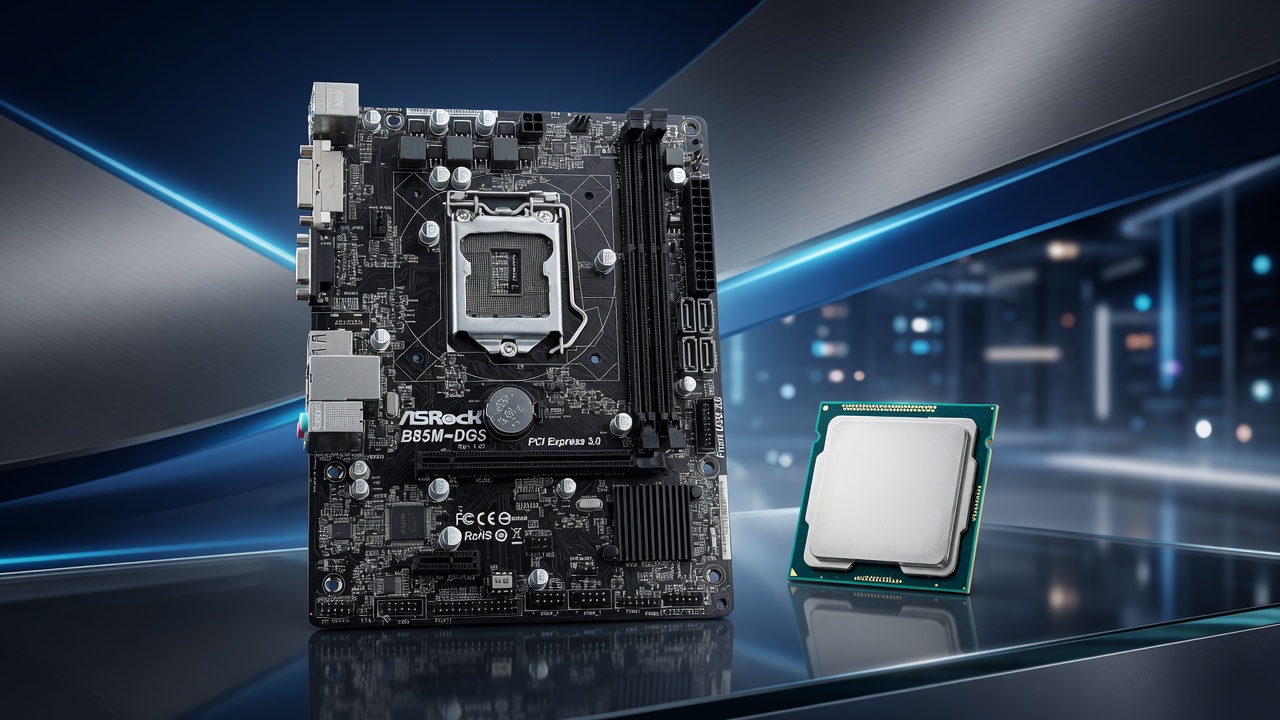 ASRock 81 Motherboard with Free Core i3 4th Gen Processor