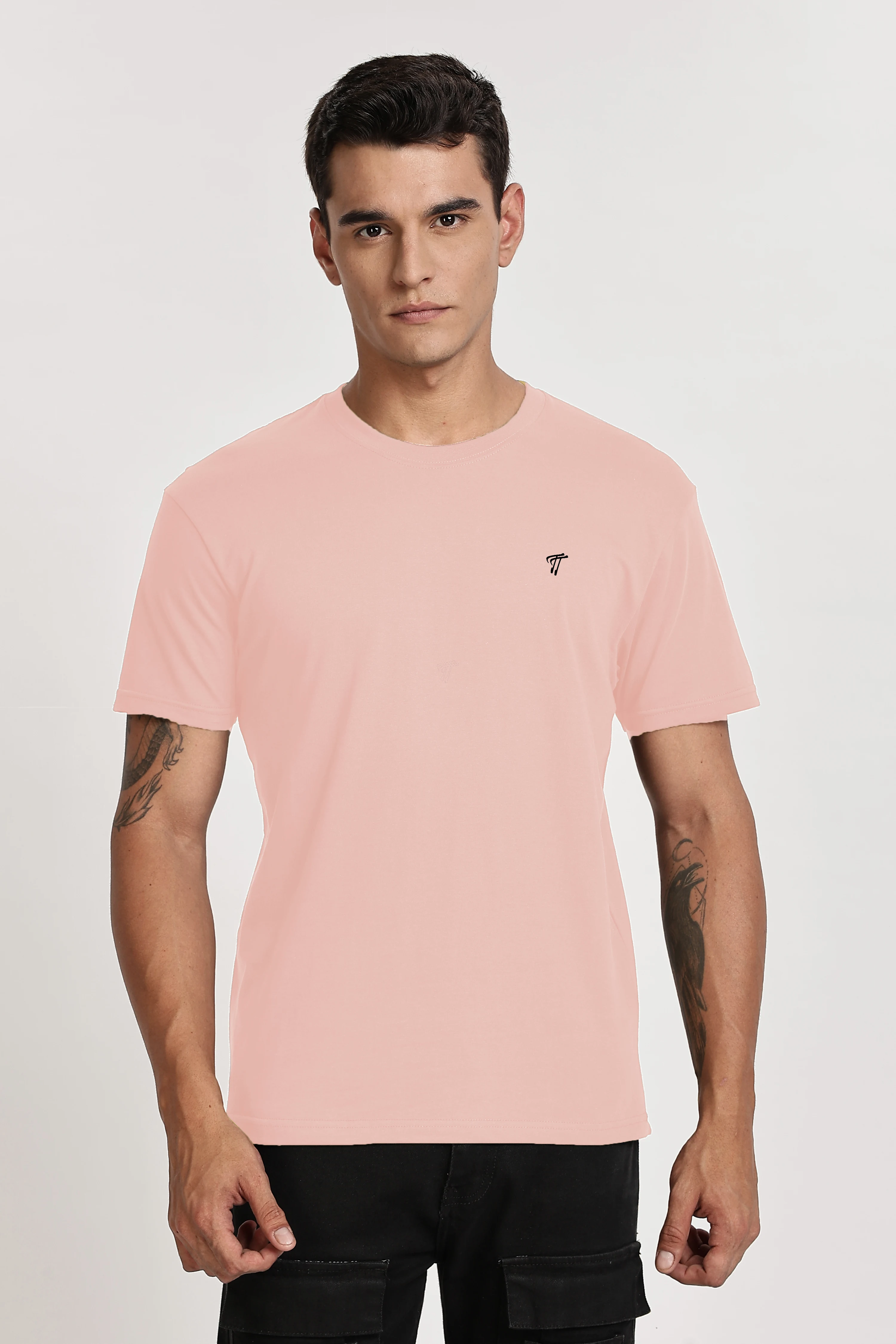 Peach  Classic Cotton T-Shirt 