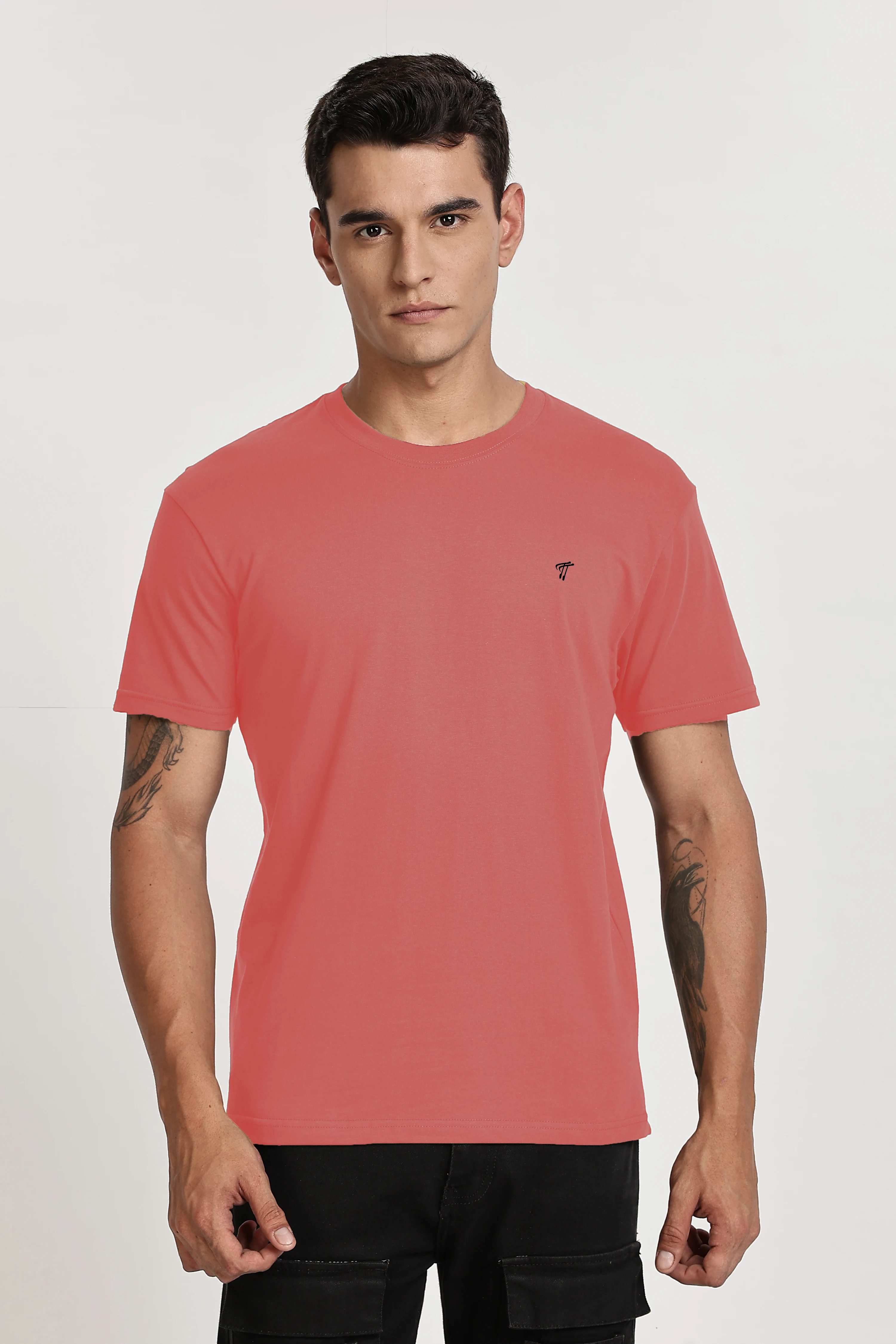 Coral  Classic Cotton T-Shirt 