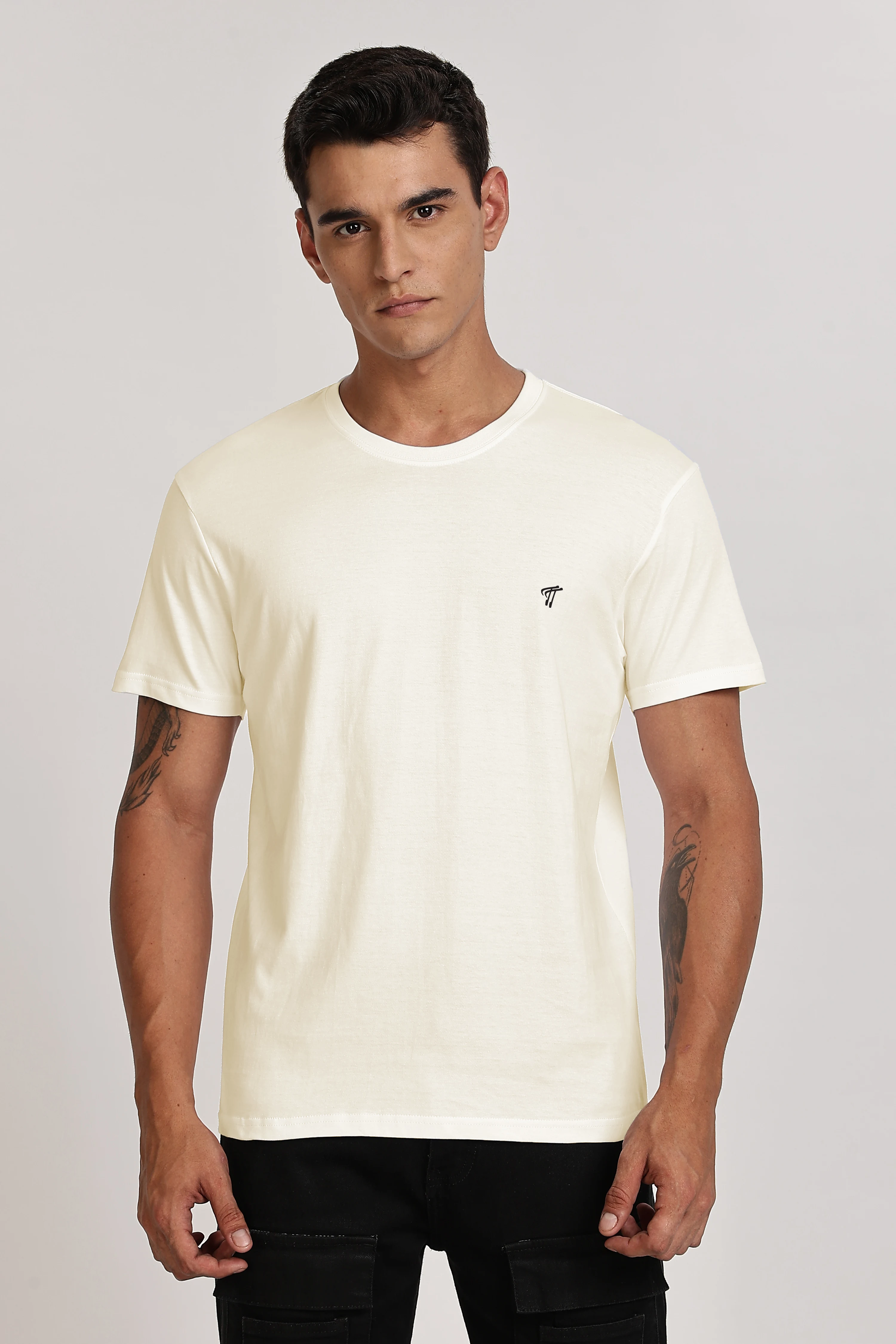 Off white  Classic Cotton T-Shirt