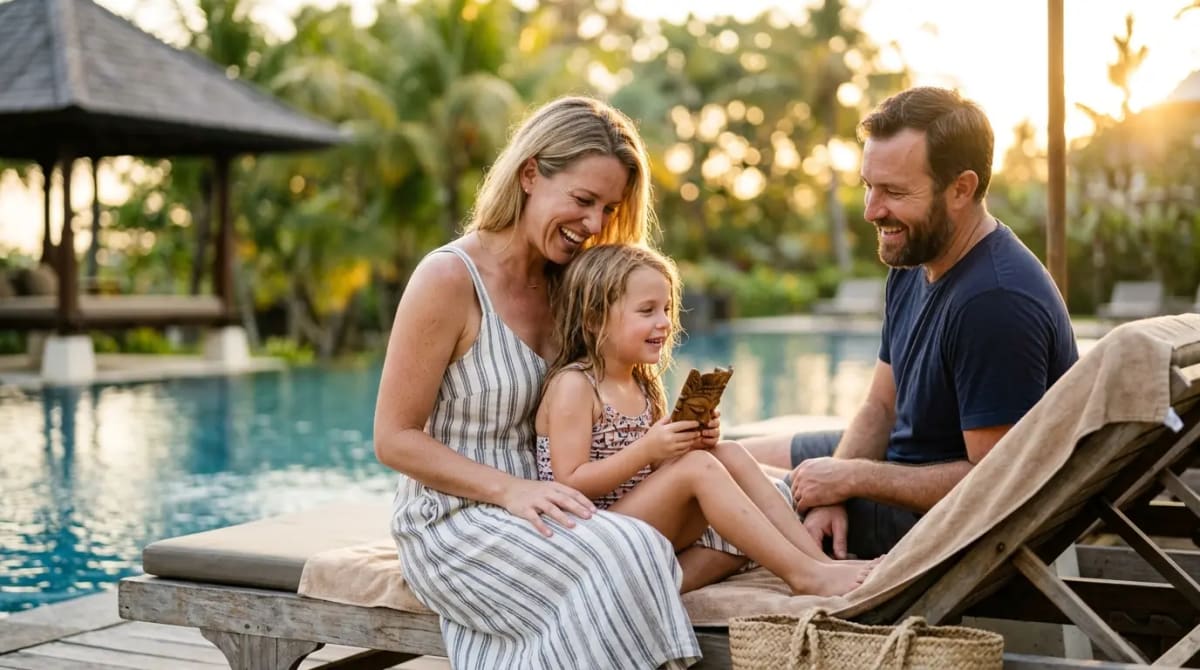 Concluding on Capital One Venture X value poolside at luxury resort