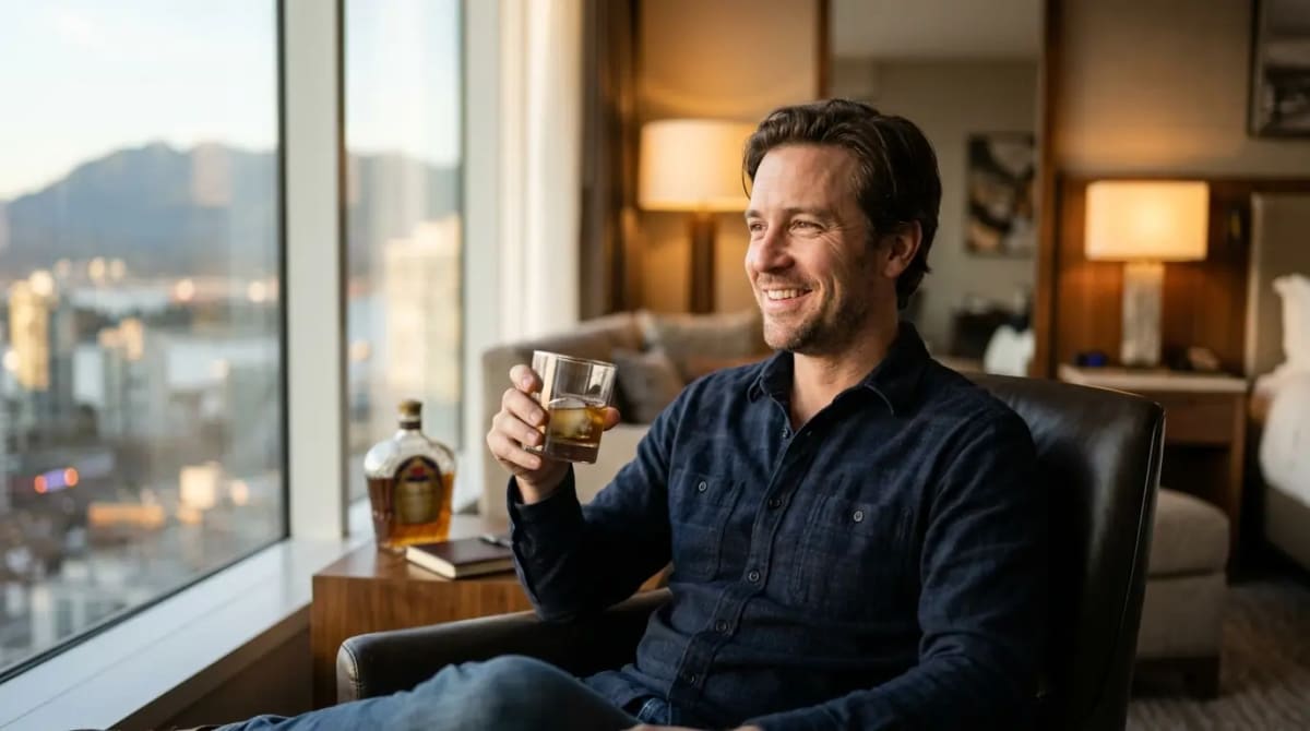 Smart points redemption in luxurious Marriott hotel suite