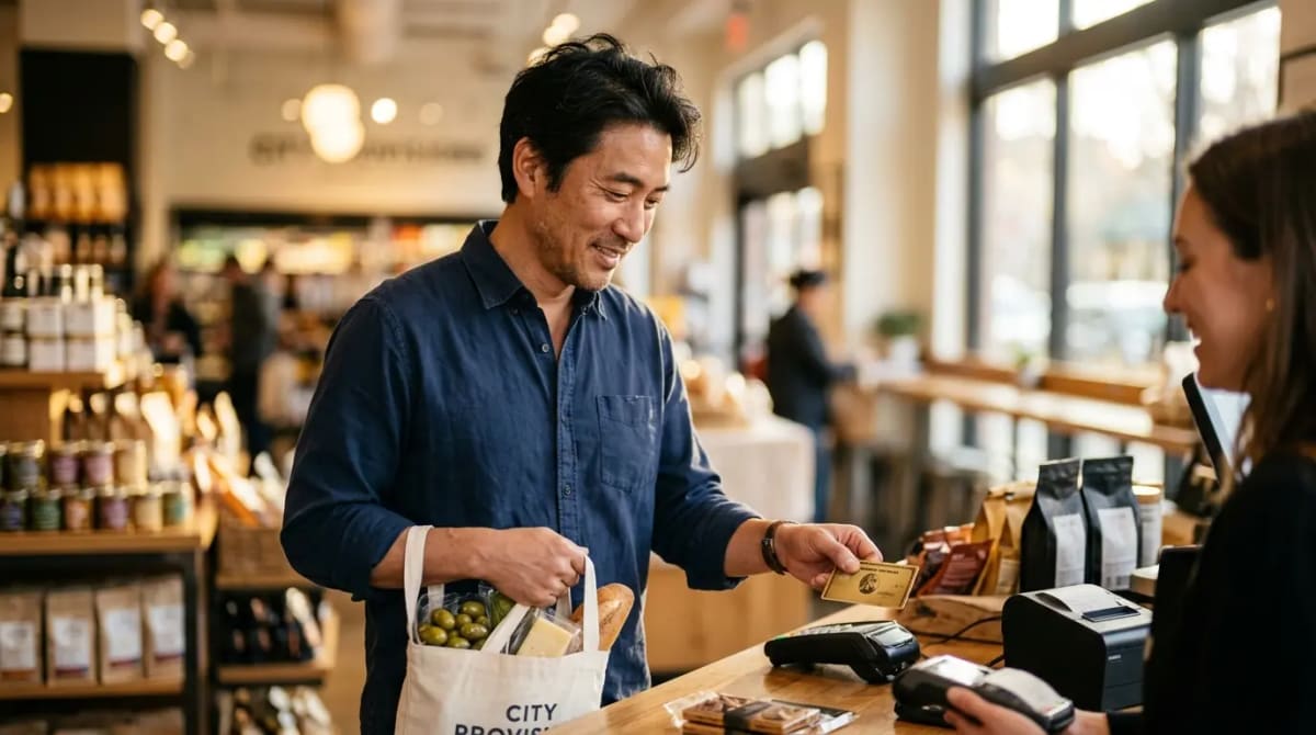 Amex Gold Card 4X earning at supermarkets and restaurants in premium airport lounge 2026