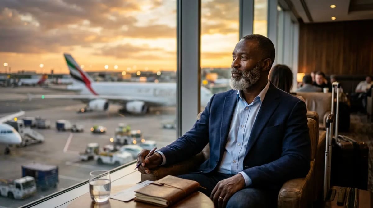 Primary cardholder in premium airport lounge Capital One Venture X lounge access February 2026 update