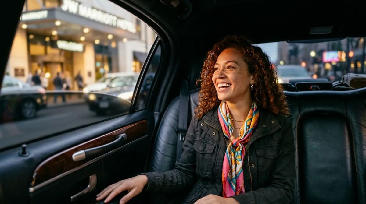 World of Hyatt Credit Card free night certificate and Marriott card bonuses in luxury black car service