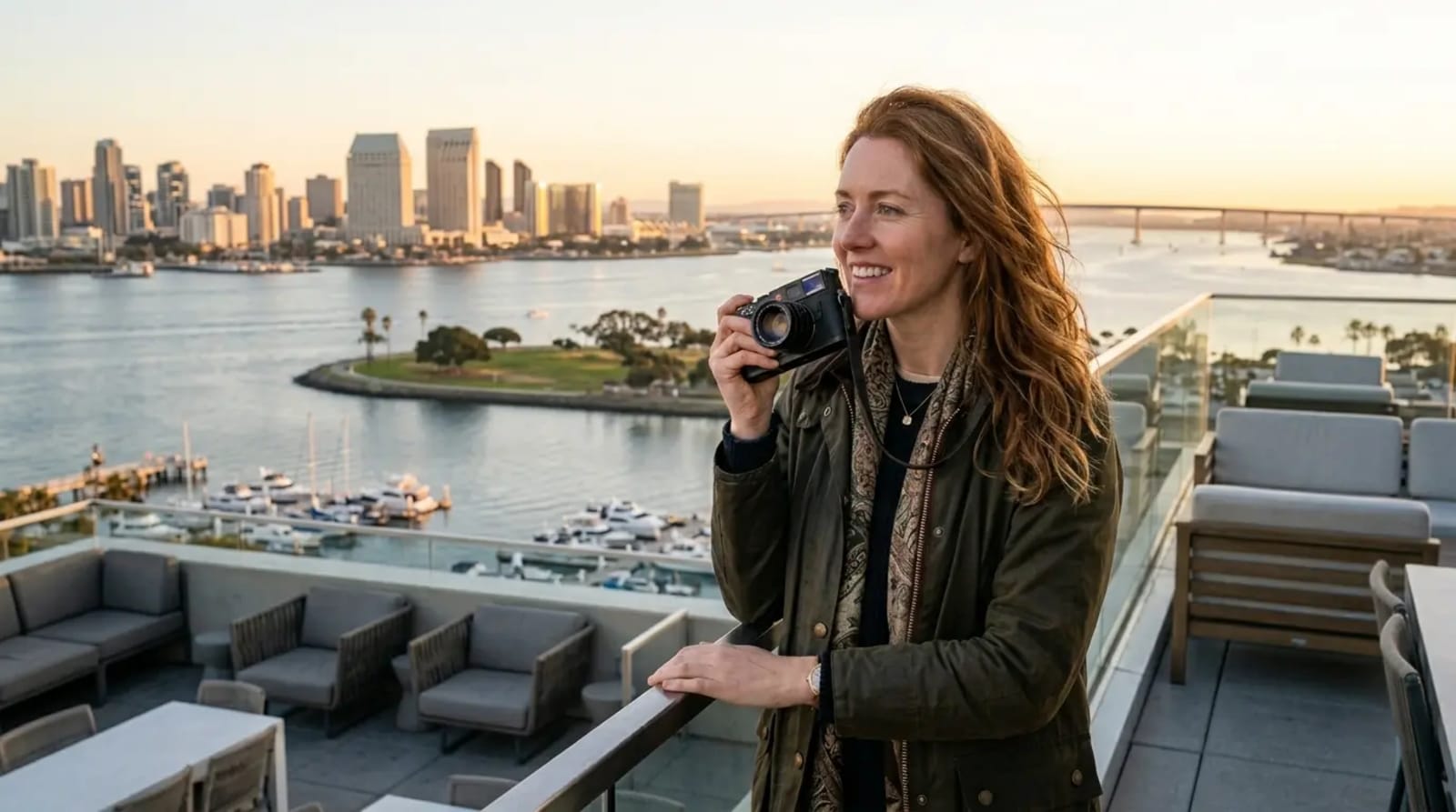 Traveler discovering Southwest Rapid Rewards award redemption basics and flexibility in luxury hotel setting