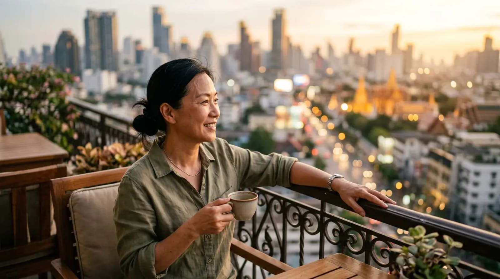 Capital One Venture X for beginners 2026 traveler discovering premium rewards on luxury hotel balcony at golden hour
