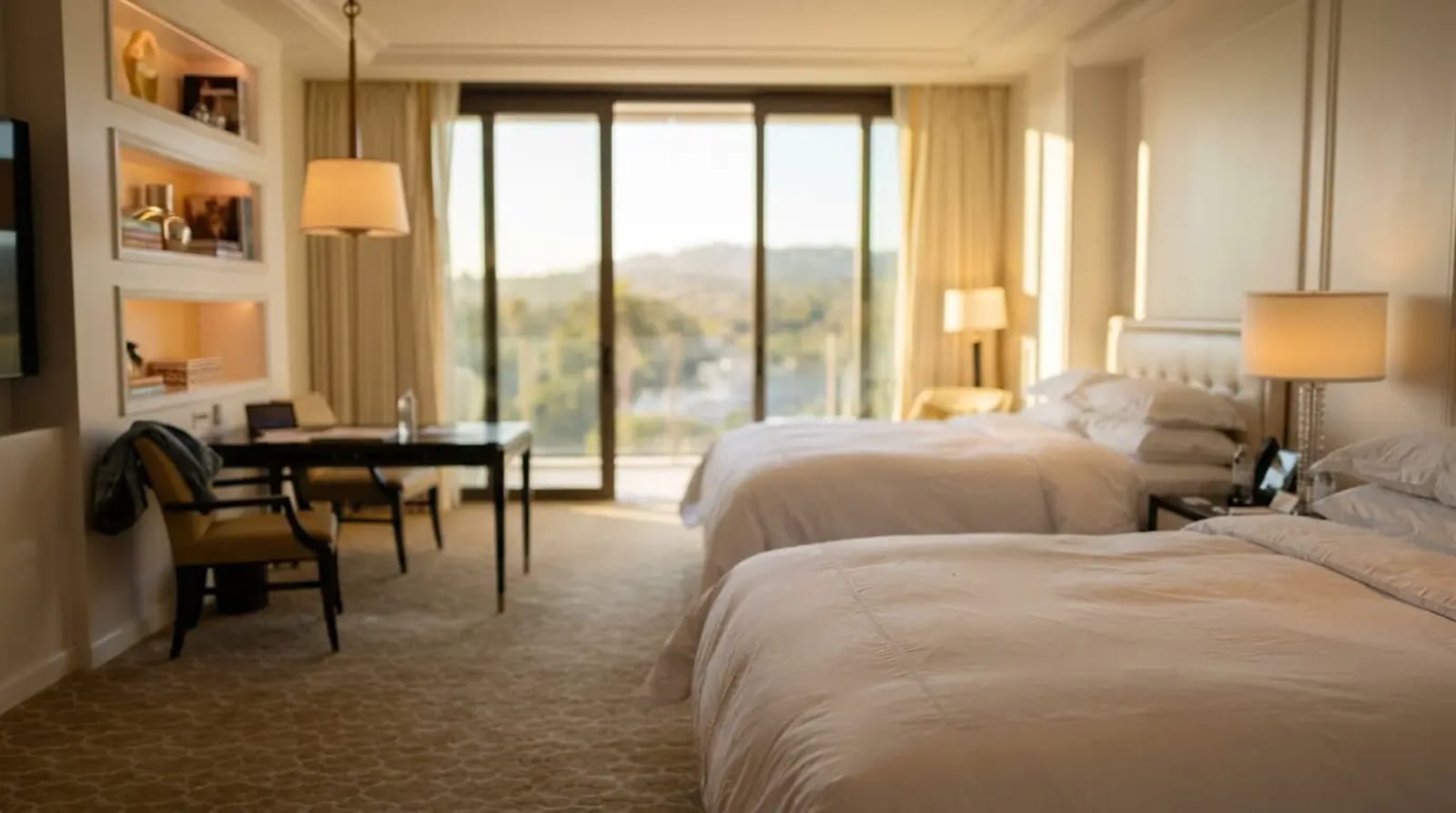 View of our 2 queen room at the Waldorf Astoria Beverly Hills 2026