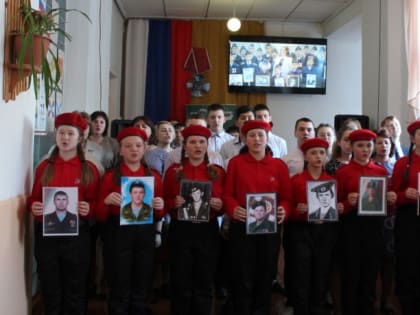 В Кытмановской средней школе №2 им. А.И. Долматова состоялось открытие Парты Героя