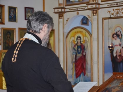В храме при ИК-3 УФСИН России по Алтайскому краю впервые прошла служба с чтением покаянного канона Андрея Критского