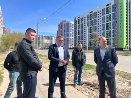 Администрацией района ведется контроль за восстановлением благоустройства после земляных работ