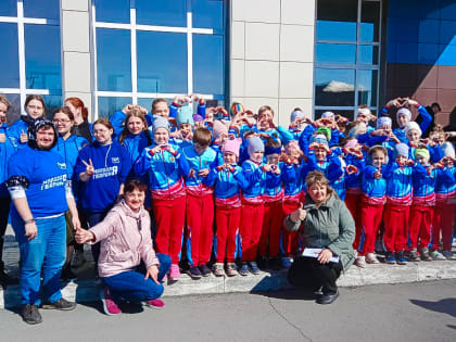 Молодогвардейцы Алтайского края провели серию акций ко Дню спорта и Дню здоровья