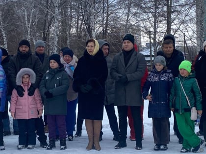 Открытие нового сквера в Барнауле