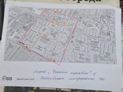Активисты Петровского микрорайона провели акцию «Чистые парковки»