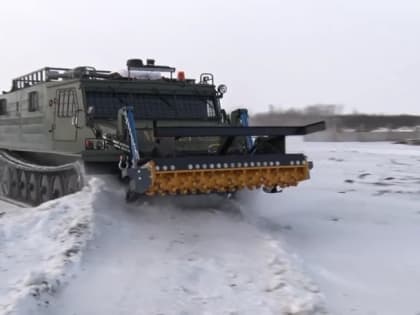 В Рубцовске сконструировали уникальную машину для рекультивации горельников