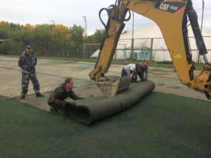 Спортшкола «Динамо» в Барнауле получит новое футбольное поле и легкоатлетические дорожки по нацпроекту