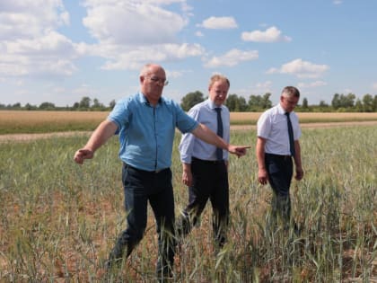 Губернатор Алтайского края Виктор Томенко на выездном совещании обсудил с аграриями перспективы возрождения мелиорации