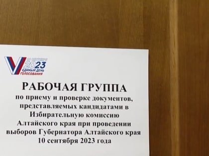 Ещё три кандидата на пост губернатора Алтайского края собрали необходимое количество подписей