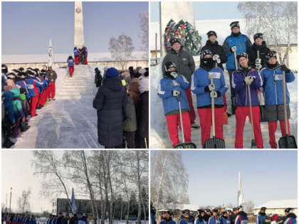 Студенческий отряд «Снежный барс» посетил Новопесчаное