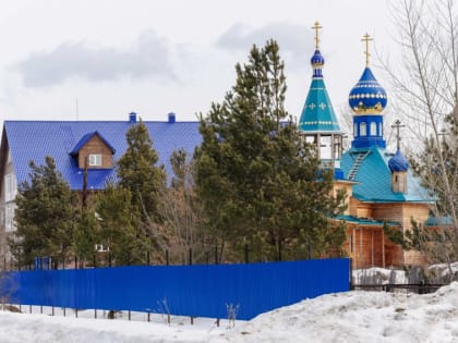 Всенощное бдение в канун престольного праздника в Свято-Иоанно-Кронштадтском женском монастыре с. Кислуха Алтайского края