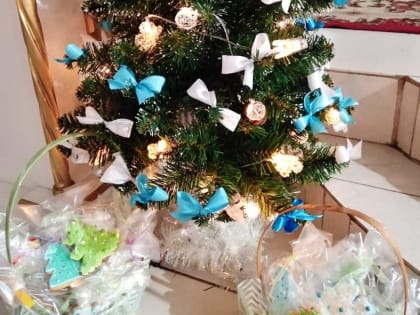 Сладкий подарок на Рождество