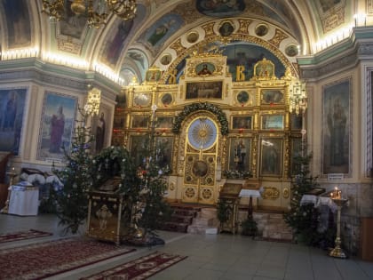 Архипастырь совершил Всенощное бдение в канун праздника Обрезания Господня