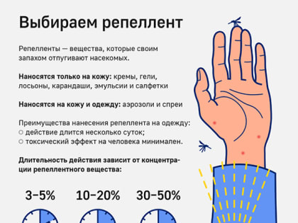 Рекомендации гражданам: как правильно выбирать и применять репелленты