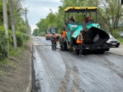 В Бийске в рамках локального ремонта отремонтируют 25 тысяч квадратных метров проезжей части автомобильных дорог общего пользования