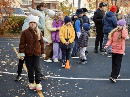 Открытие новой детской спортивной площадки в городе