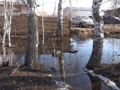 Первую волну паводка в Барнауле ждут в третьей декаде марта