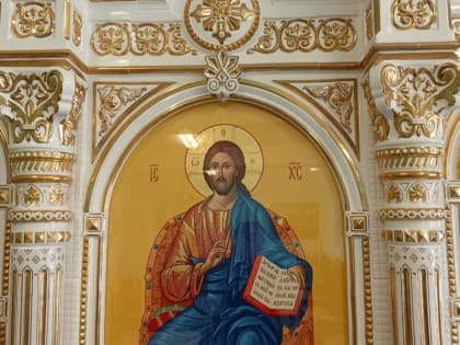 Благоукрашение трапезной Барнаульской духовной семинарии