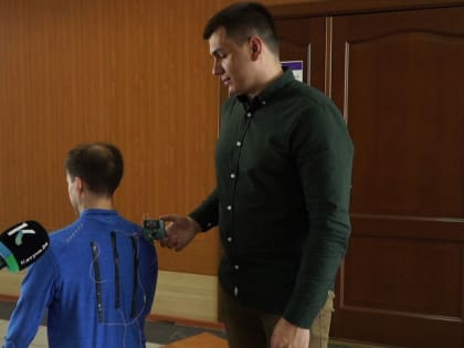 Футболку для выпрямления спины создал студент Алтайского политеха