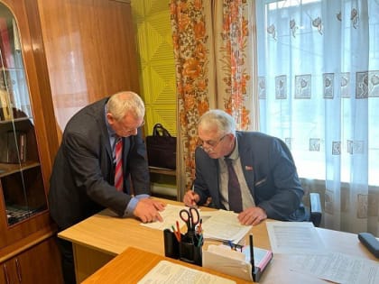 Юрий Кропотин с рабочим визитом посетил Новозыряновский сельсовет Заринского района