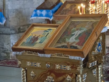 Накануне Недели мясопустной, о Страшнем Суде Архипастырь совершил всенощное бдение