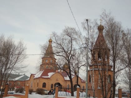 В храме Живоначальной Троицы совершено чтение акафиста